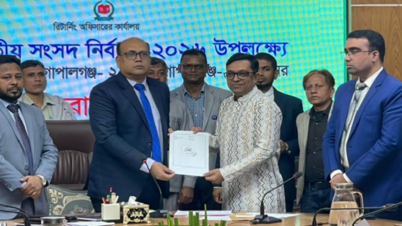 Candidates in three Gopalganj constituencies receive symbols, election battle begins