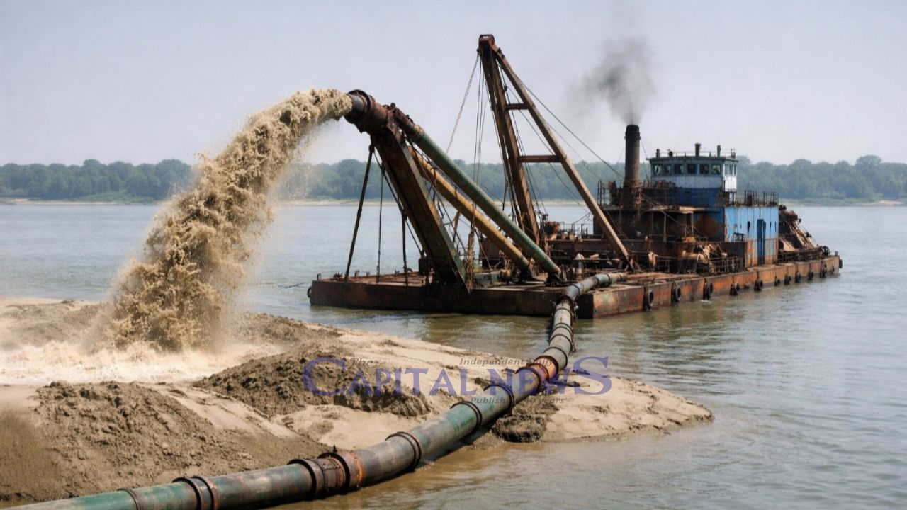 Legal notice served to stop illegal sand extraction from riverbed, Bhola