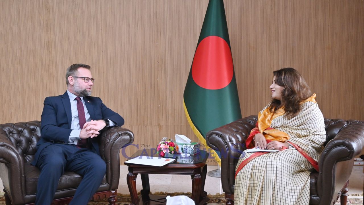 Ambassador of Denmark and Ambassador of Germany Meet the State Minister