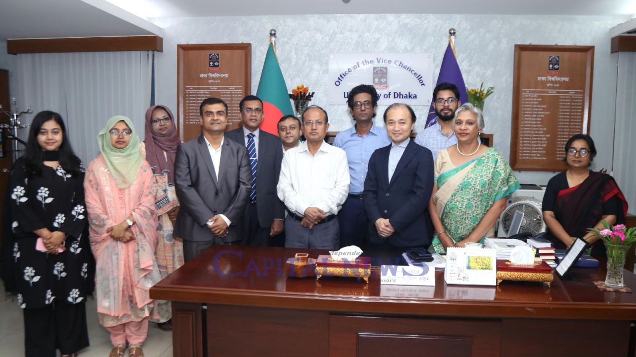 Japan Foundation DG Calls on DU Vice-Chancellor, Emphasizes Academic Collaboration