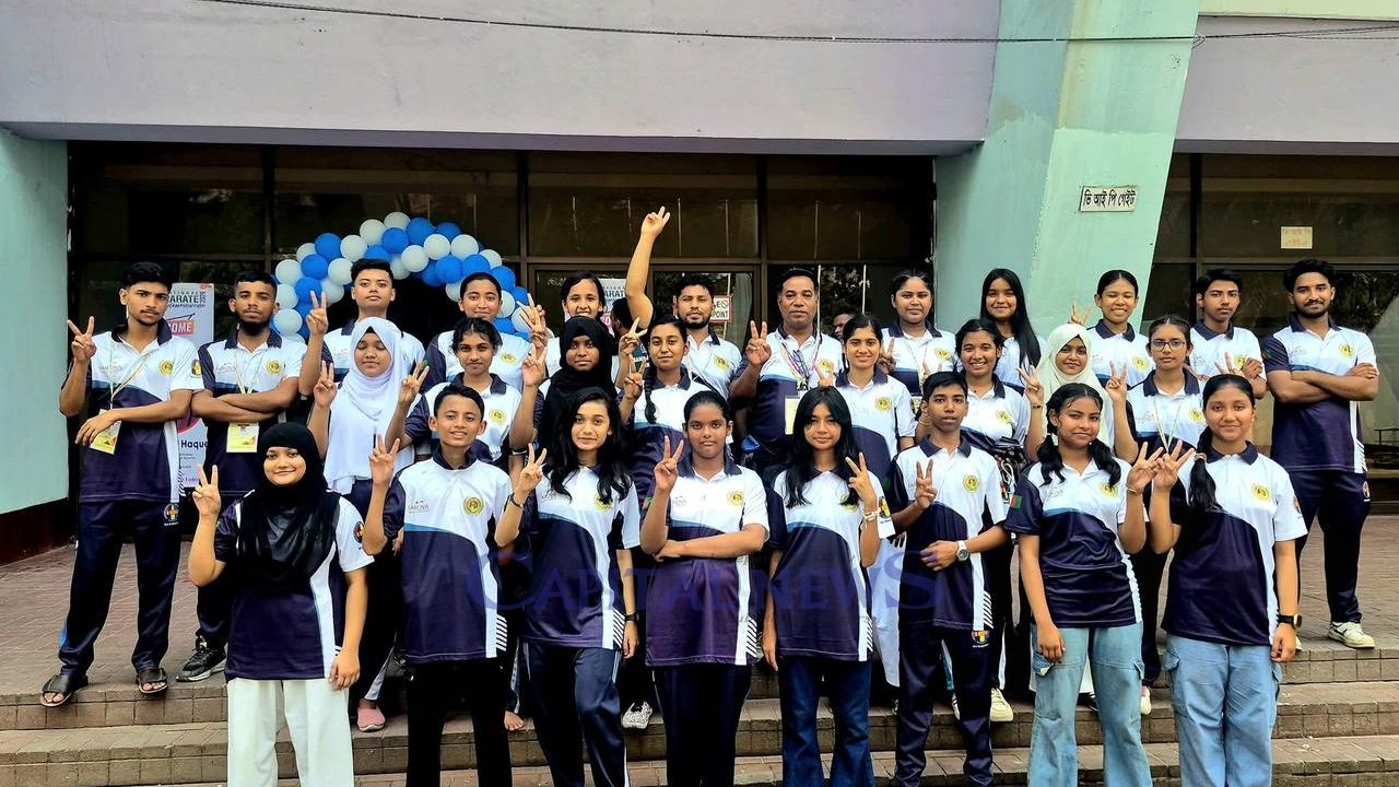 Gazipur City Corp Wins Gold at National Karate Championship 2026