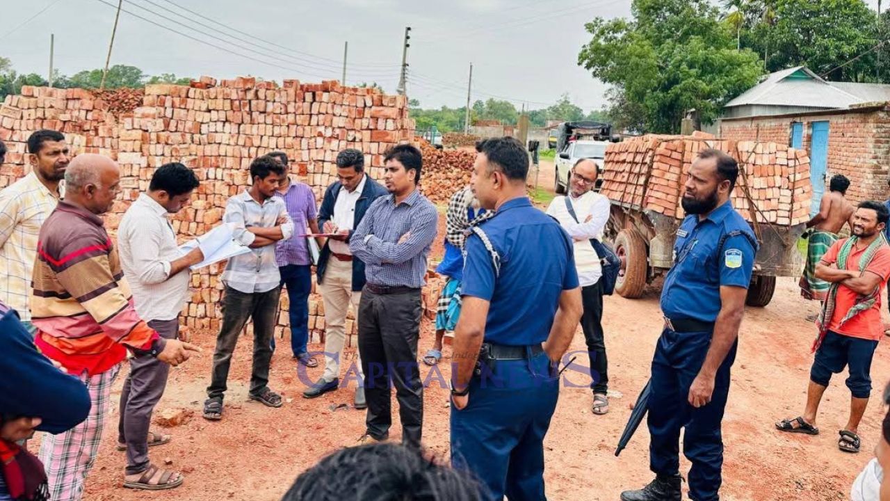 Drive against illegal brick kilns in Phulpur, three fined Tk 6 lac