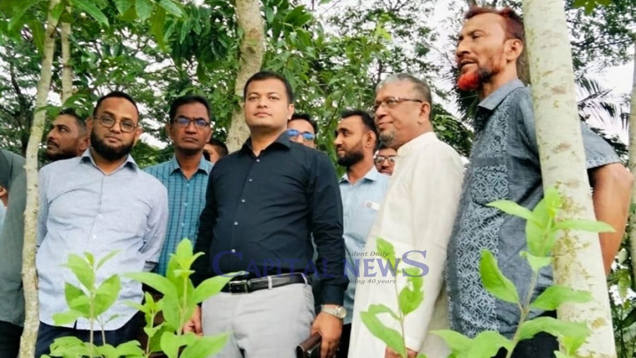 Upazila administration inspects canal excavation and crop fields 