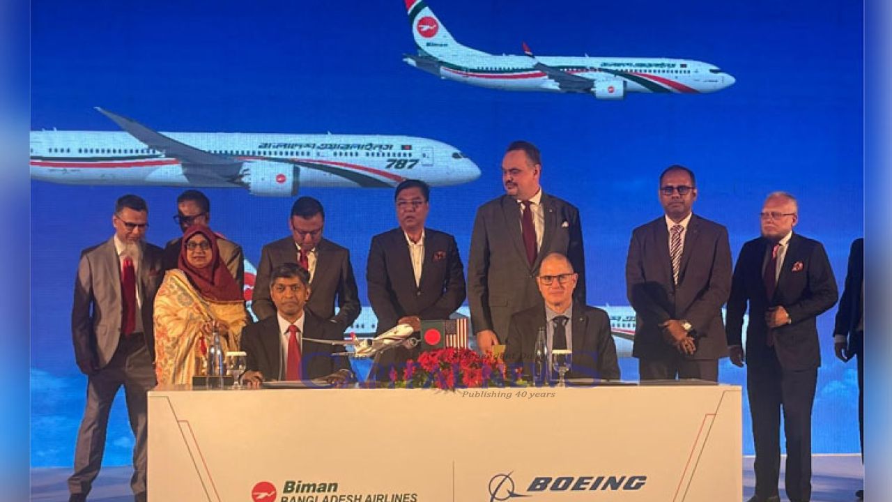 Biman seals landmark deal with Boeing for 14 Aircraft to power aviation growth
