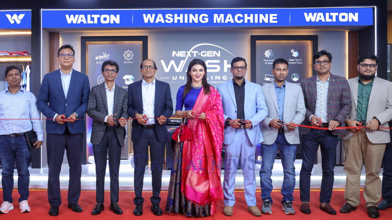 Walton launches premium models washing machines with AI-powered smart wash feature