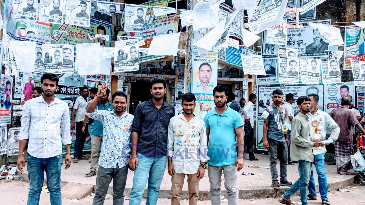 Bus-Minibus Workers’ Union Election Held in a Festive Atmosphere in Pirojpur
