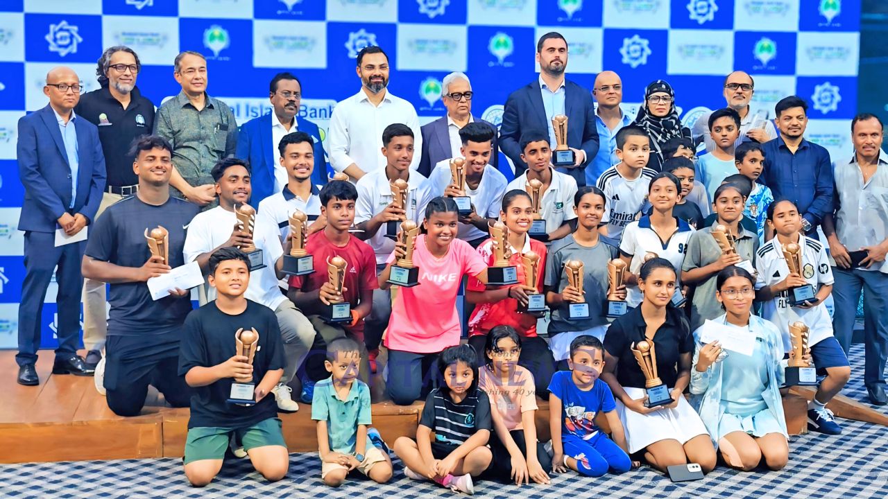 Shahjalal Islami Bank’s Open and Junior Tennis Tournament-2026  final and closing ceremony organized