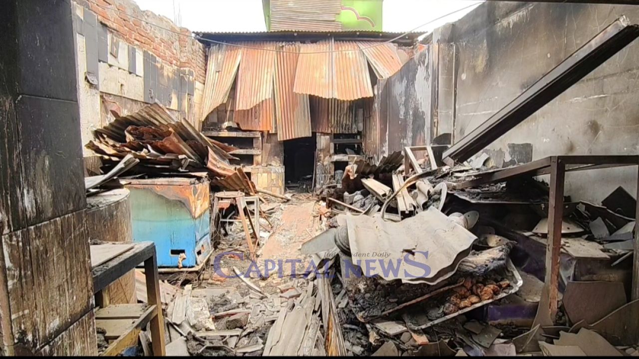 Hotel set ablaze over extortion demand, claims owner