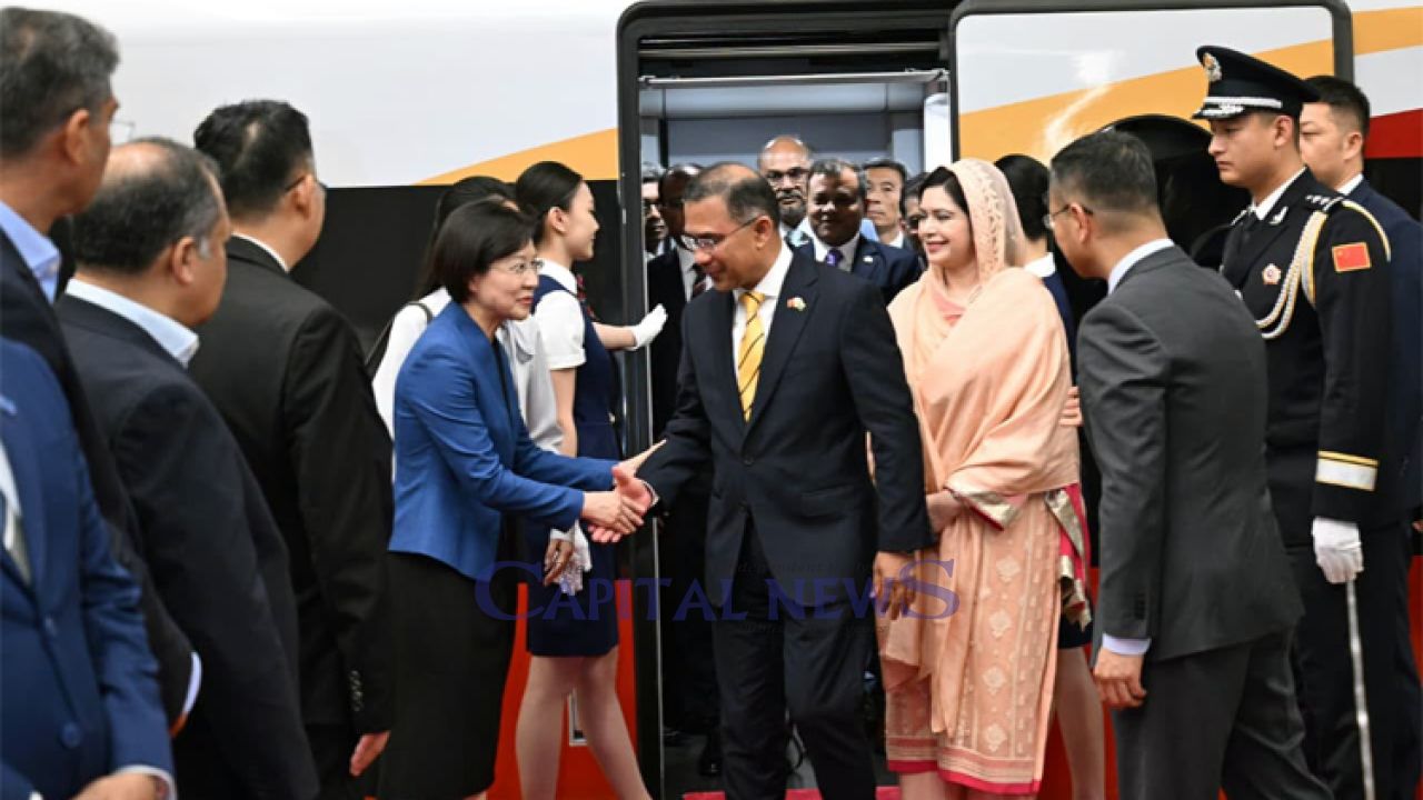 Red Carpet welcome for Tarique Rahman as he Arrives in Beijing after WEF participation