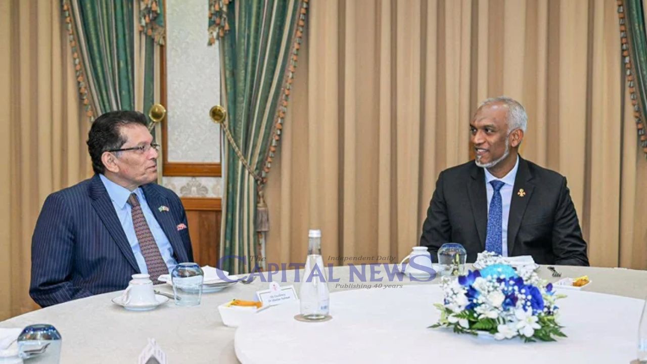 Maldives President hosts tea honouring Khalilur 