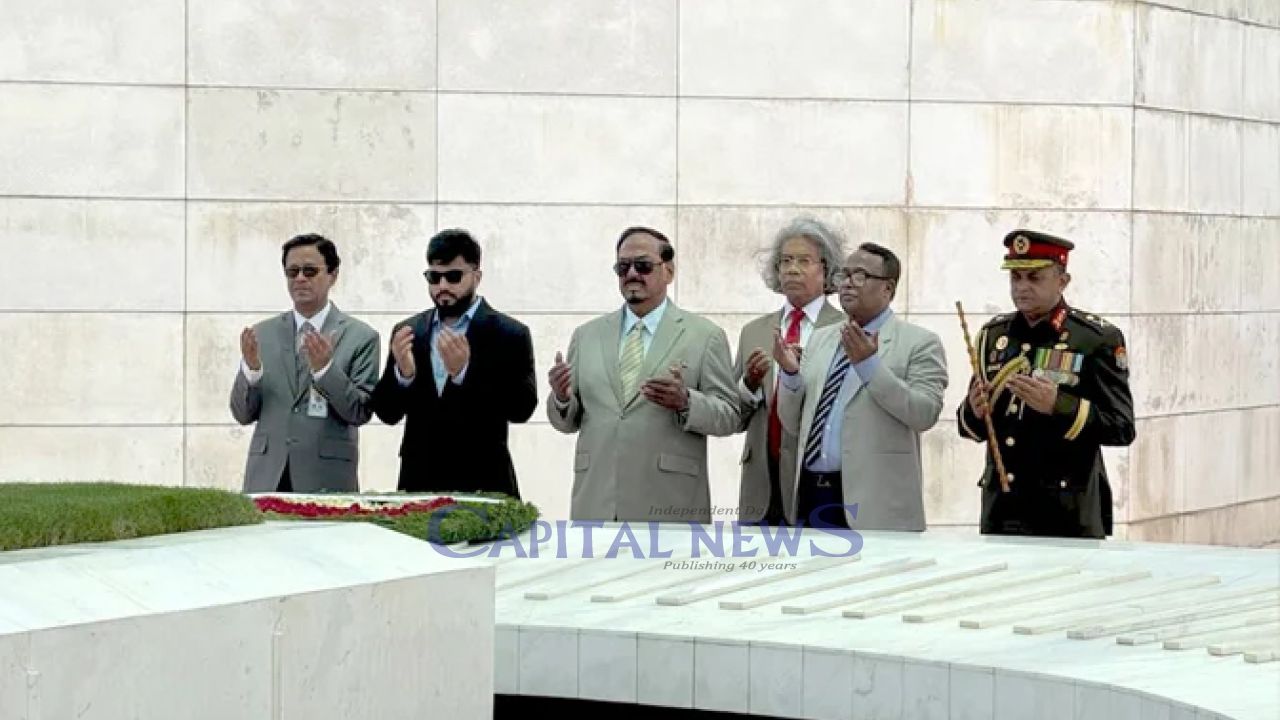 Acting President Pays Tribute at Graves of Ziaur Rahman, Khaleda Zia