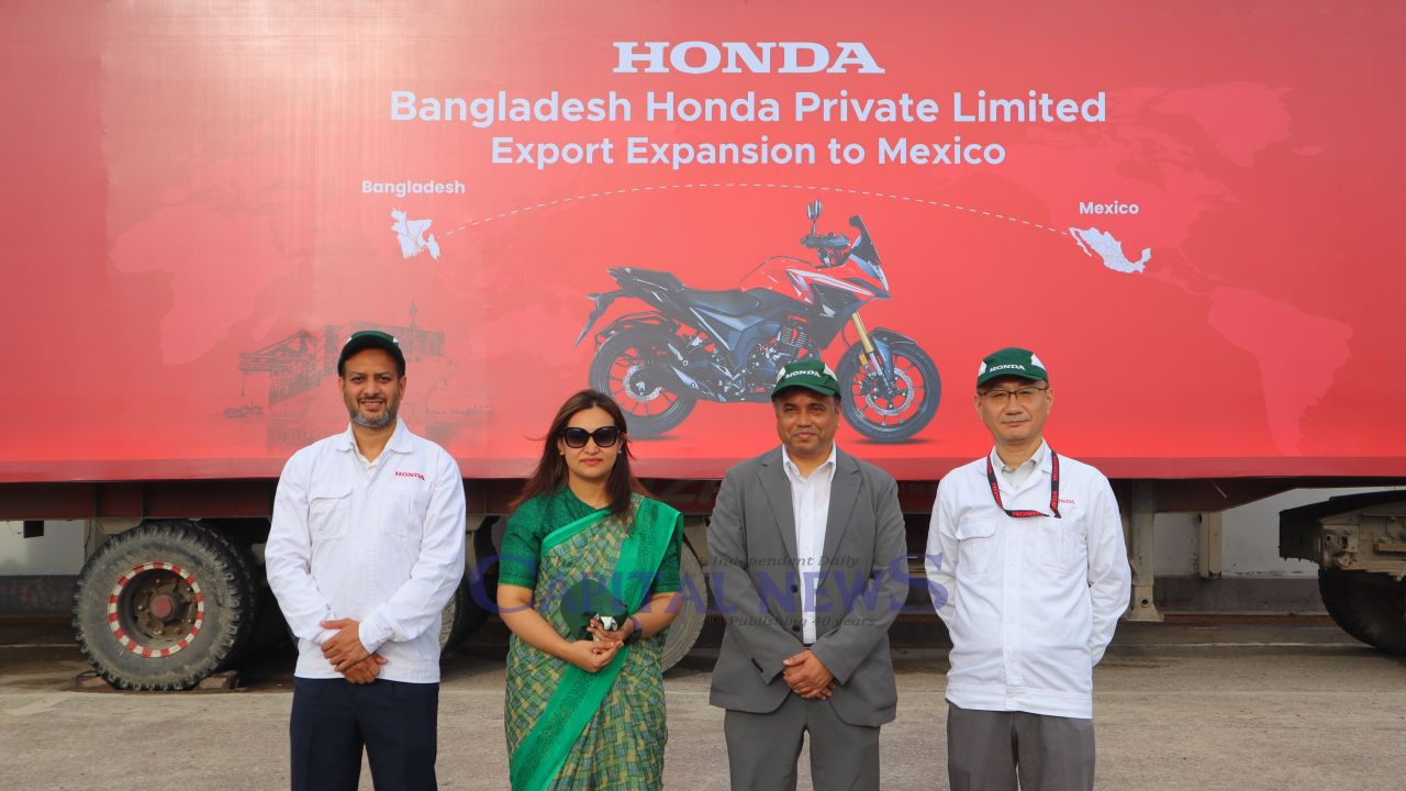 Honda exports Bangladesh-made NX200 to Mexico, marking new milestone