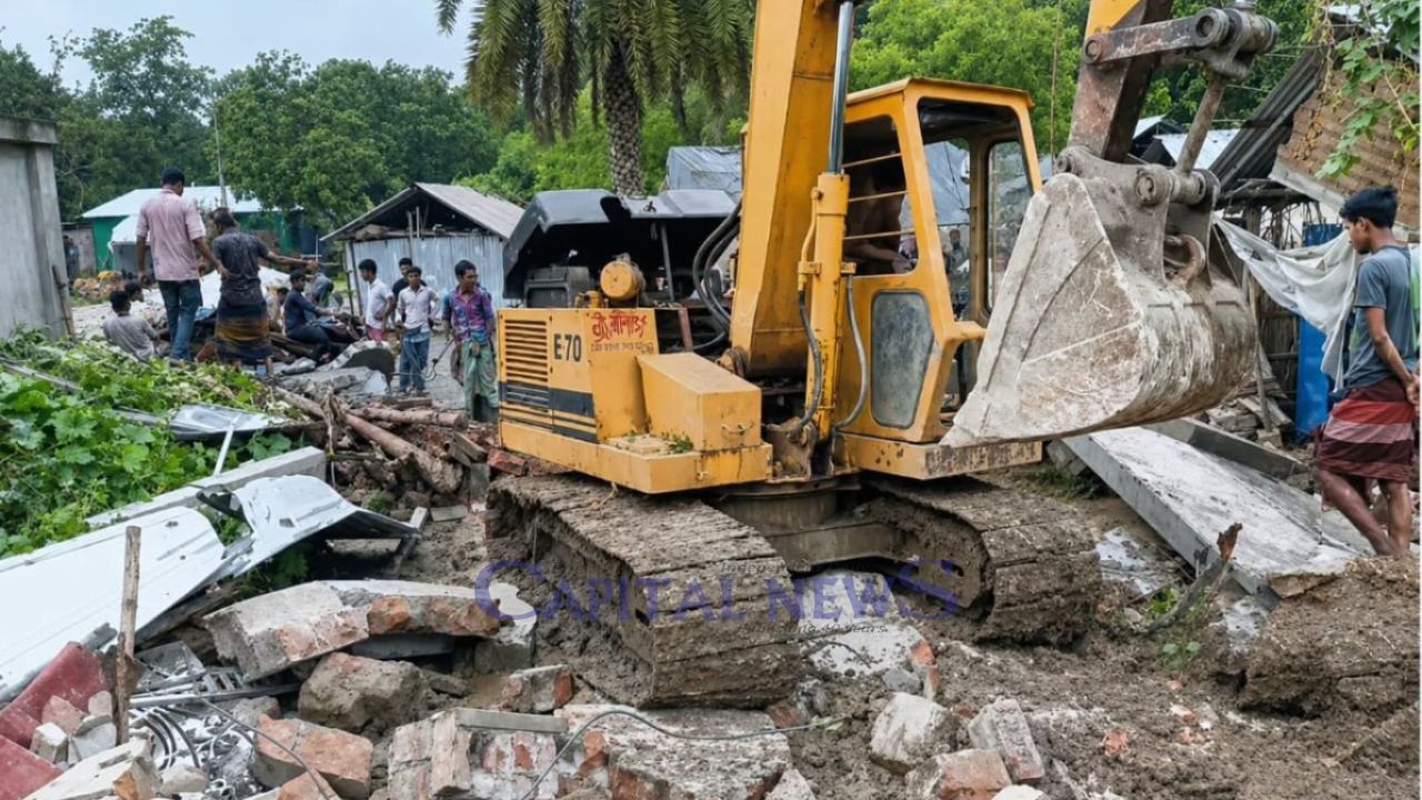 Excavator used to demolish expatriate’s home amid family dispute