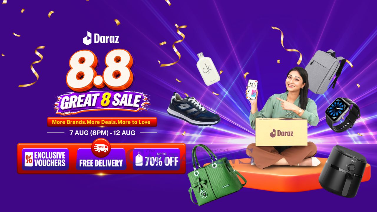 Daraz 8.8 Great 8 Sale Brings Mega Deals, Brand Rush Hour, and Exclusive Payment Offers to Shoppers Nationwide