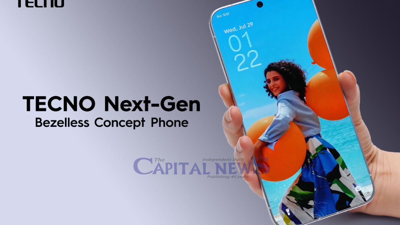 TECNO Introduces Borderless Concept Phone with 0mm Display Bezels 