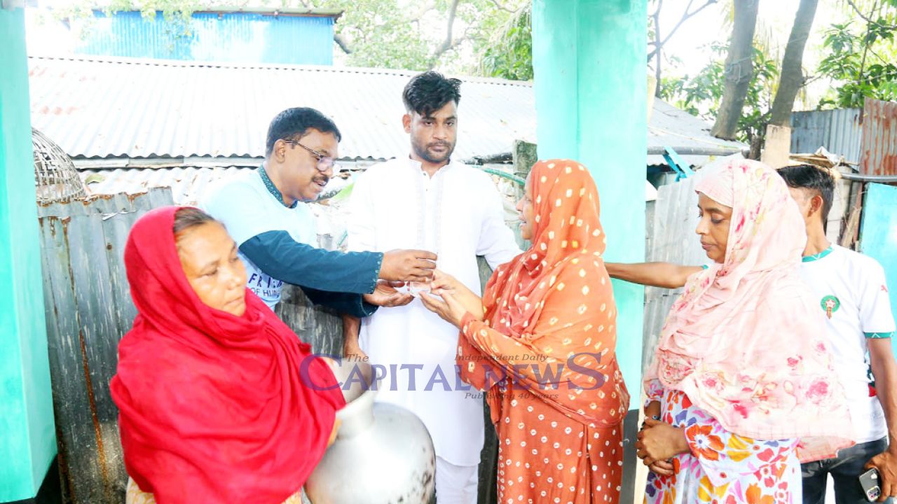 Two Deep Tube Wells inaugurated at Adamji Nagar Urdu-Speaking camp