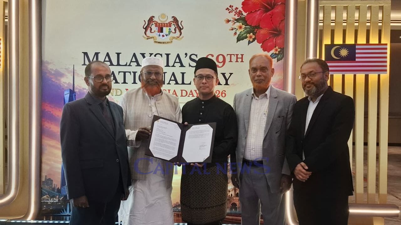 Jamaat delegation attends Malaysian National Day reception