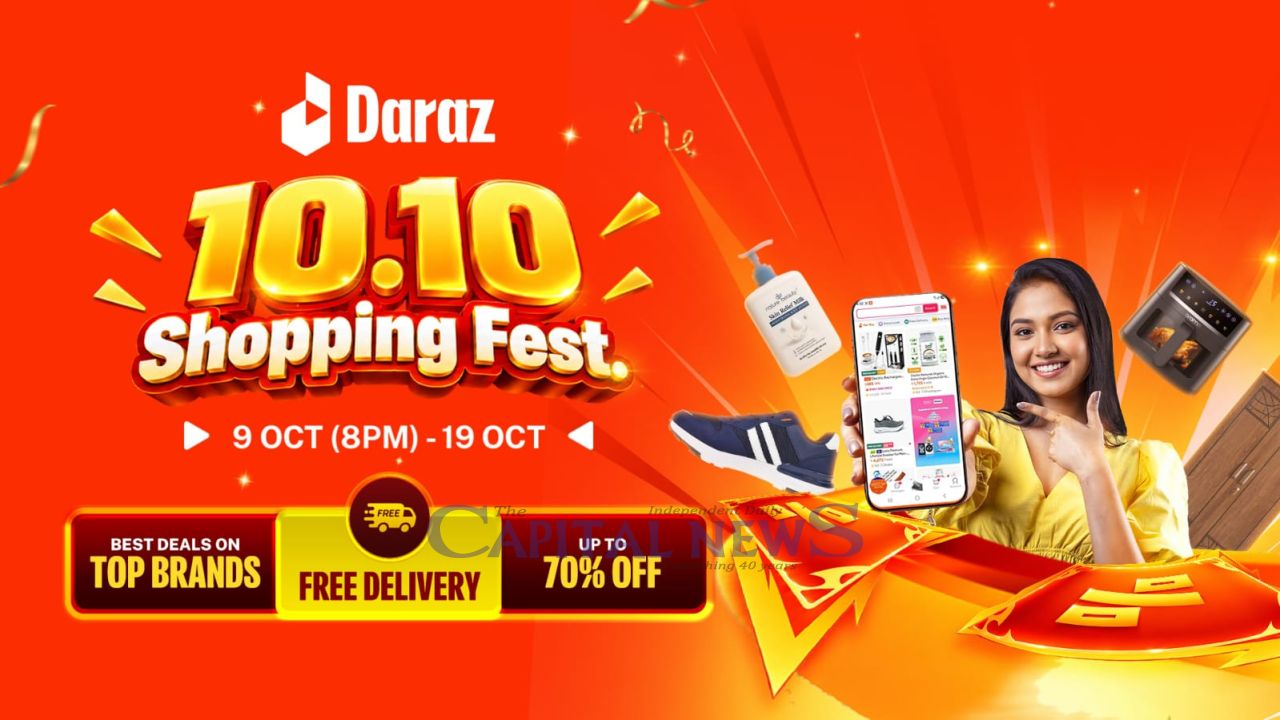 Daraz 10.10 shopping fest launches with payment vouchers, brand rush hour and massive discounts across all categories