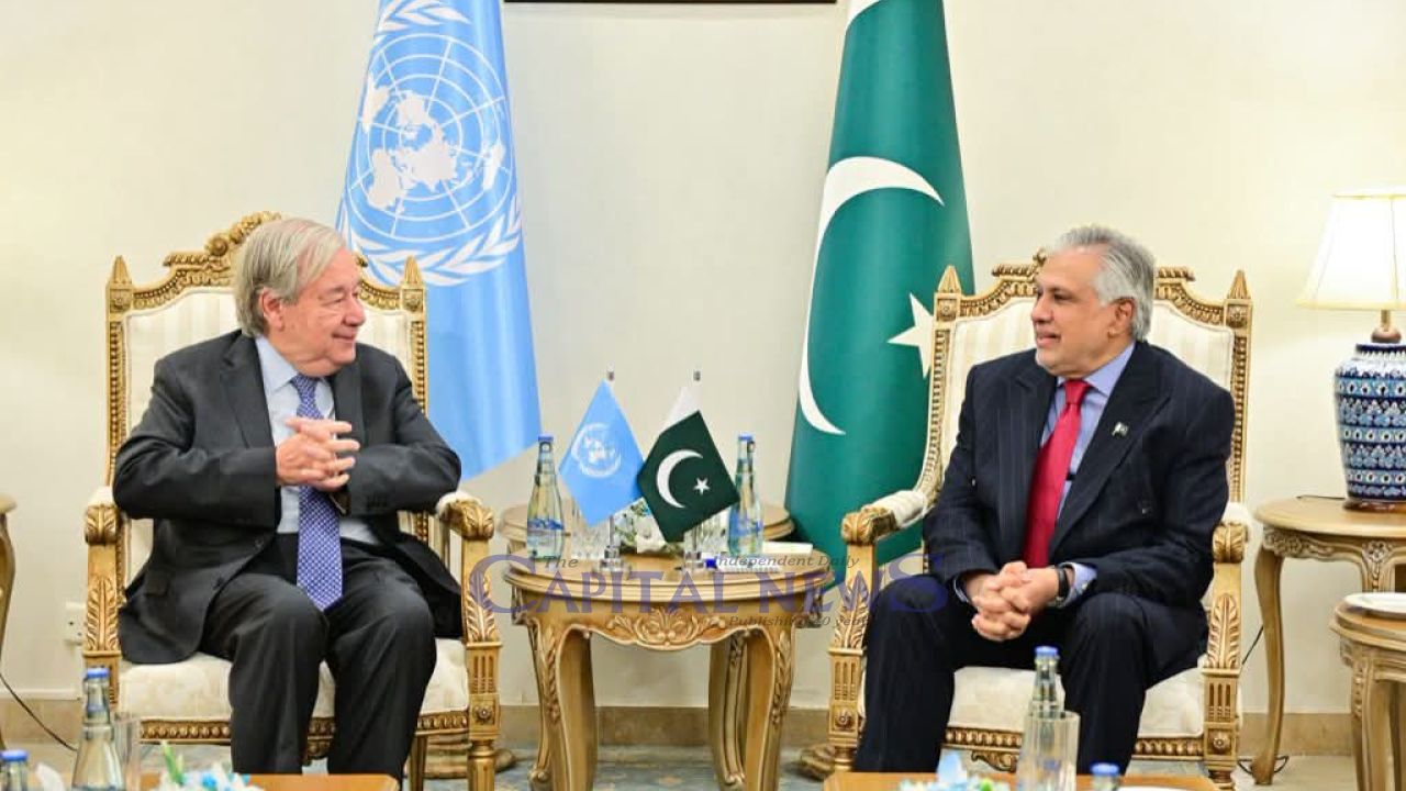 Pakistan calls for Just resolution of Kashmir despite in meeting with UN Chief 