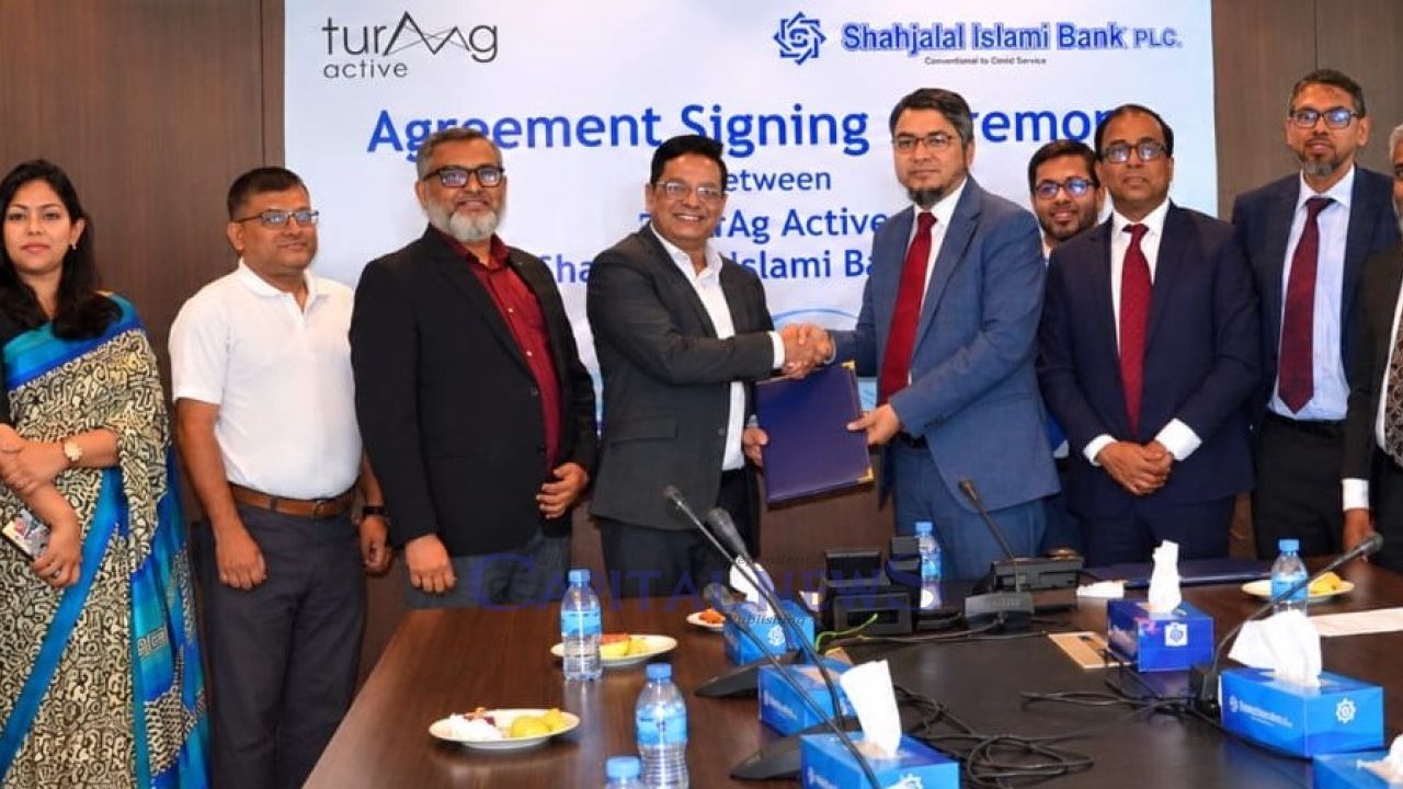 Shahjalal Islami Bank PLC. signed an agreement with Turaag Active