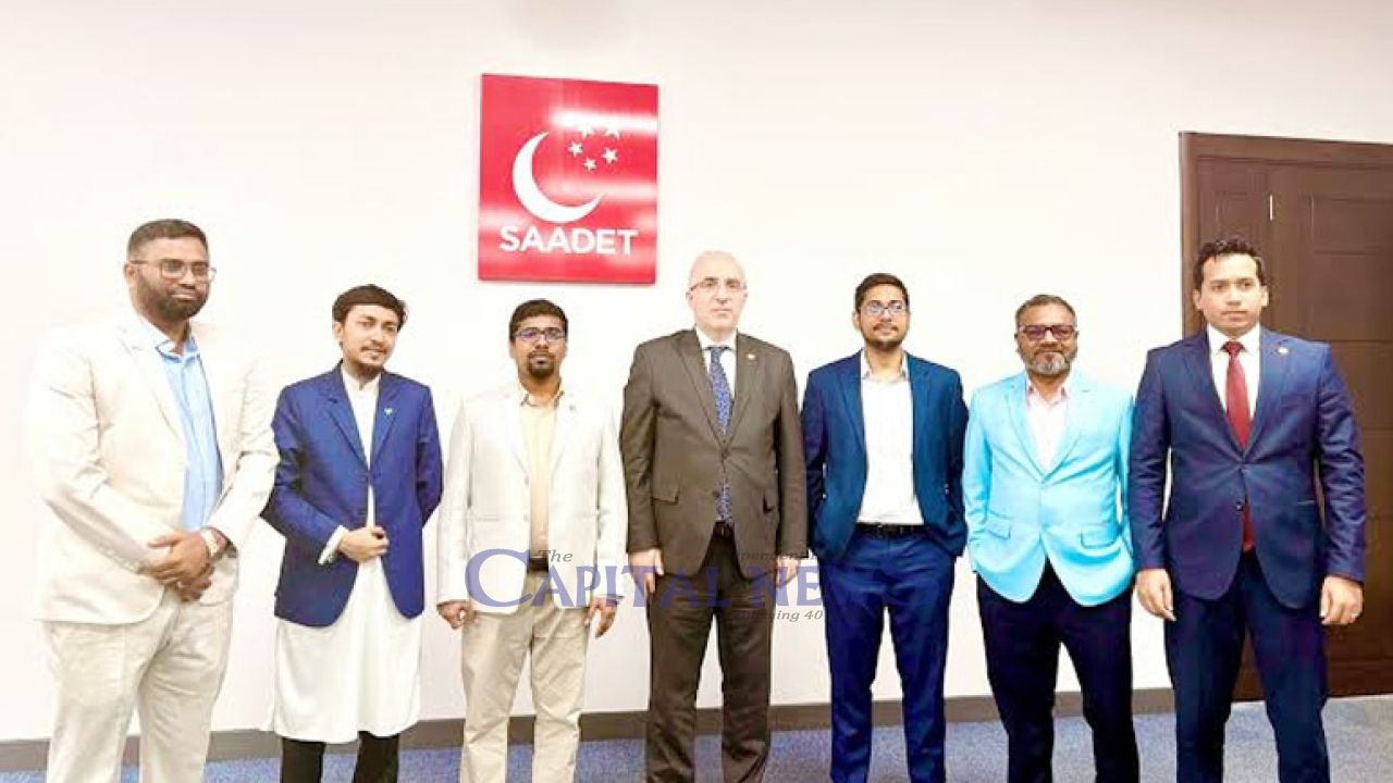 Shibir delegation meets Turkish Saadet Party Vice-President in Ankara